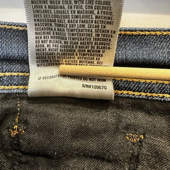Citizens Of Humanity Low Waist Flare Jeans Size 29 COH Womens Y2K Made in USA - Picture 16 of 16